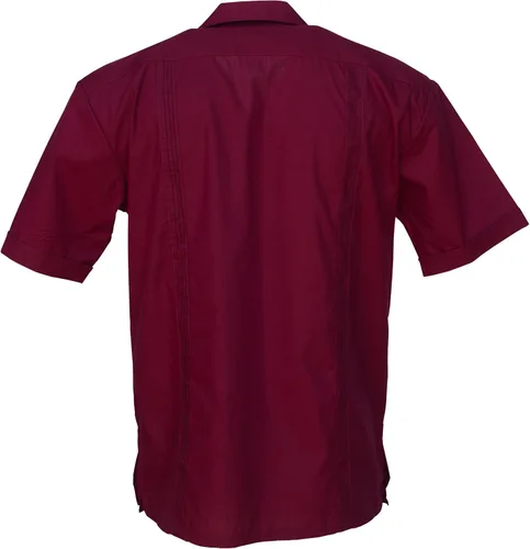Vista 2 de Foxfire Men's Casual Guayabera Cuban Shirt Regular, Big & Tall Sizes, Short Sleeve Pockets Cotton Blend