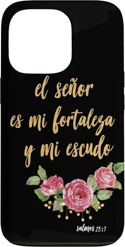 Vista 9 de Carcasa para iPhone 11 Salmos El Señor Es Mi Fortaleza Biblia Cristiana