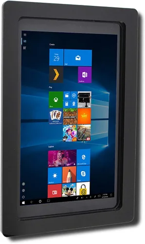 Vista 2 de Funda de acrílico VESA antirrobo para tableta Microsoft Surface Go con montaje en pared (superficie Go 1/2/3/4, negro)