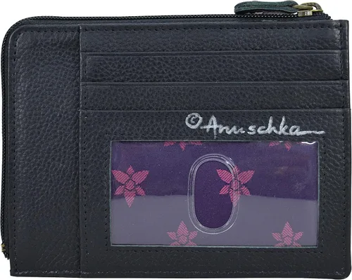 Vista 2 de Anuschka Womens Original Hand-Painted Leather RFID Key Zip Case