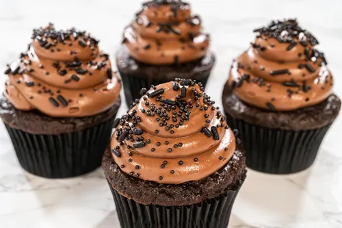 Vista 4 de Bakerpan Black Jimmies - Gránulos negros de 6 onzas para decoración de pasteles, gránulos comestibles para cupcakes, helados, decoraciones
