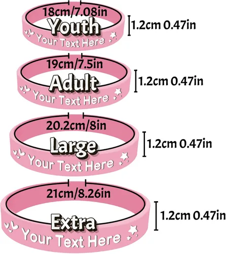 Vista 2 de Pulseras de silicona personalizadas, pulseras de goma personalizadas a granel para eventos, regalos de motivación deportiva, apoyos para hombres