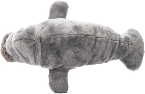Vista 7 de The Petting Zoo Conservation Manatee - Peluche de peluche, regalos para niños, animales del océano, juguete de peluche de manatí de 18 pulgadas