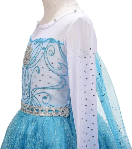 Vista 4 de Dressy Daisy Toddler Little Girls' Ice Princess Dress Costume Birthday Halloween Christmas Fancy Party Dresses
