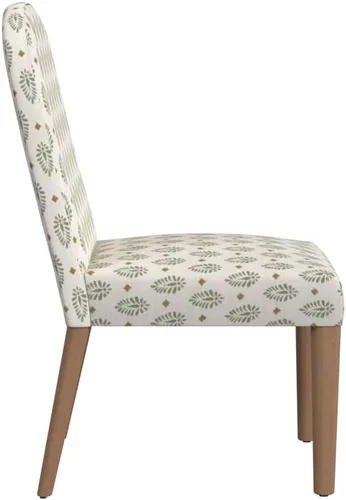 Vista 5 de HomePop Classic Parsons Silla de comedor, medallón de cachemira salvia (paquete individual)