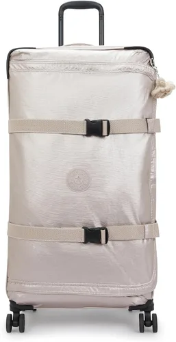 Vista 7 de Kipling Equipaje metálico grande espontáneo con ruedas, Onda de diamante en relieve, Casual