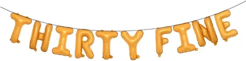Vista 7 de Cartel de 30 globos finos para fiesta de cumpleaños de 30 años para hombres y mujeres, decoración de fiesta de cumpleaños de 30 años, decoración
