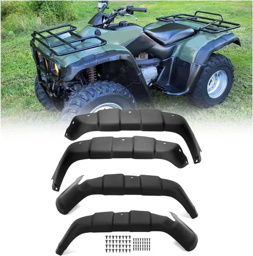 Vista 11 de Kojem Guardabarros izquierdo compatible con Honda TRX350TM TRX350TE TRX350FM TRX350FE 2000-2003 Tapa lateral delantera del lado del conductor negro