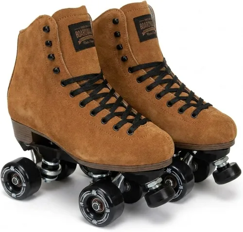 Vista 15 de Sure-Grip Boardwalk - Patines de ruedas unisex para exteriores con botas de cuero retro y ruedas 82A
