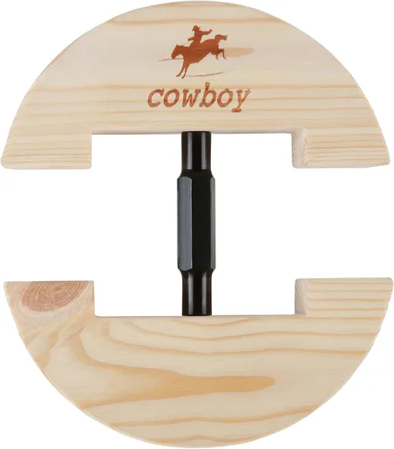 Vista 8 de Cowboy Camilla de sombrero, tamaño pequeño de 6 12 a 9 12 - hebilla ajustable colorida resistente (S, rojo)