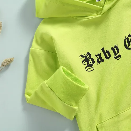 Vista 4 de Sudadera con capucha para bebé y niña, teñido anudado, con bolsillo, manga larga, holgada, ropa de otoño e invierno
