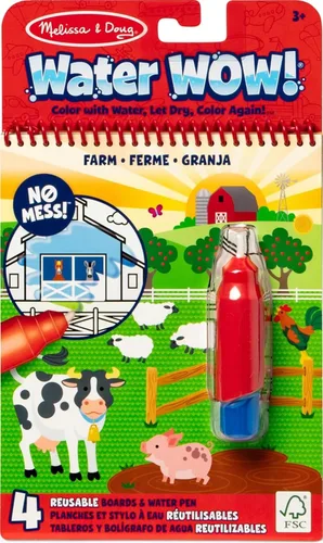 Vista 9 de Melissa & Doug On The Go Water Wow! Almohadilla de actividades para colorear reutilizable que se revela con agua - Selva