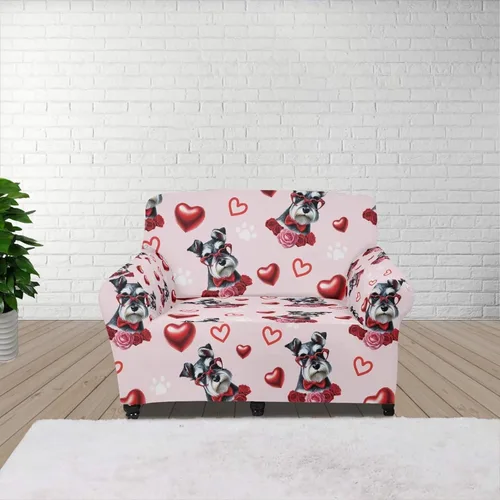 Vista 49 de Boatee Fundas de sofá de 1 pieza con diseño de copo de nieve azul, fundas elásticas para sofá, 1 cojín, protección de muebles, decoración para sala