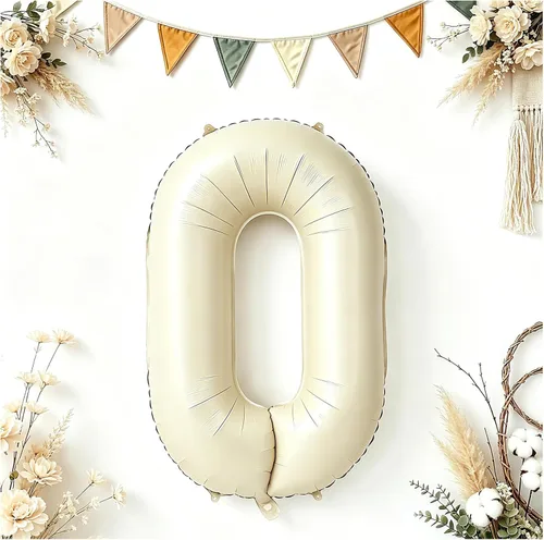 Vista 200 de Globos grandes de 40 pulgadas de números del 0 al 9, globos numéricos para decoración de fiesta de cumpleaños, globos de helio de aluminio