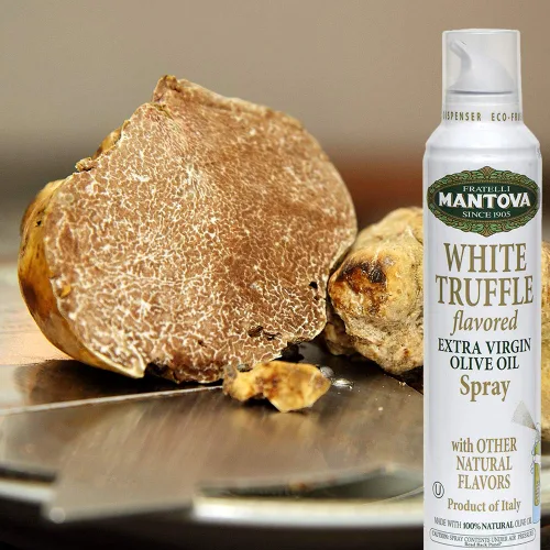 Vista 51 de Mantova Spray de Aceite de Oliva Virgen Extra con Sabor a Cúrcuma, spray de cocina saludable para el corazón perfecto para ensaladas, salsas