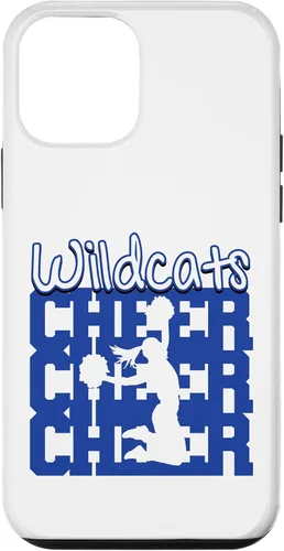 Vista 16 de Wildcats Cheer Back to School Cheerleading Spirit B Case for iPhone 16