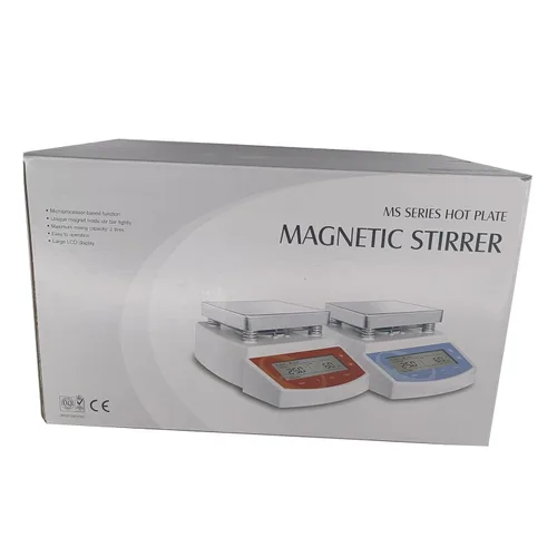 Vista 8 de Agitador magnético de placa caliente Agitador magnético de calefacción con capacidad de agitación 0 ~ 67.6 fl oz Velocidad de agitación 0 a 1250 rpm