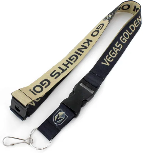 Vista 7 de Cordón de eslogan de la NHL - Cordón de seguridad para el cuello - Soporte para tarjetas de identificación