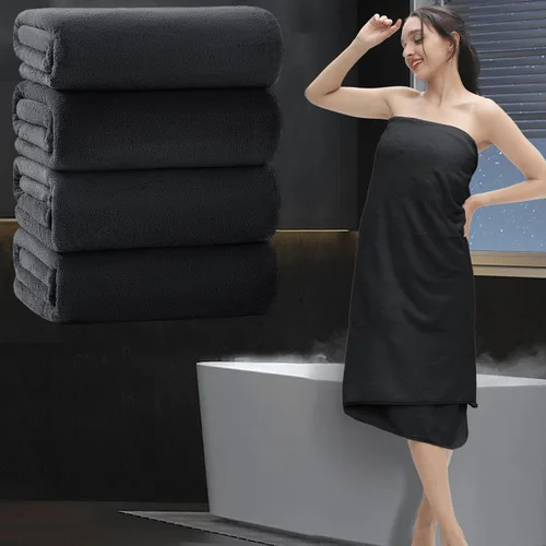Vista 31 de Toalla de baño extra grande de 4 piezas (35 x 70 pulgadas), toalla de baño ultra suave de gran tamaño, juego de toallas de baño para baño, hotel