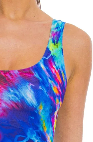 Vista 5 de Kiniki Storm Tan Through - Bañador de cuello redondo, Multi