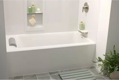 Vista 4 de American Standard TU061500.295 kit de moldura de válvula de ducha Aspirations, acabado de níquel cepillado
