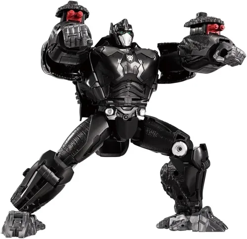 Vista 4 de Transformers Takara Tomy Rise of The Beasts - Figura de acción de 9 pulgadas, Optimus Primal (negro) (F78970000)