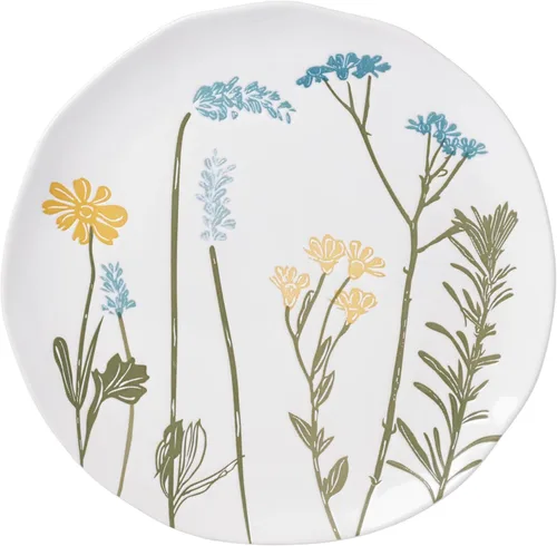 Vista 3 de Lenox Wildflowers - Juego de vajilla de cerámica de 12 piezas para 4