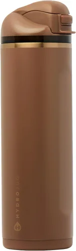 Vista 85 de HydroJug Ease2o - Botella de agua aislada de 24 onzas, tapa con popote y Duna
