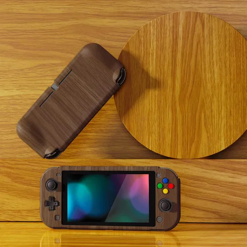Vista 3 de PlayVital ZealProtect - Funda protectora para Nintendo Switch Lite, funda rígida de agarre ergonómico para Nintendo Switch Lite con protector