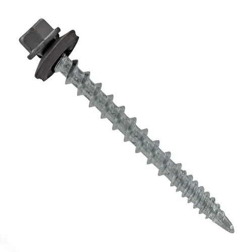 Vista 57 de Fasteners Plus ST Fastening Kwikseal Woodbinder Tornillos de Metal a Madera #10 X 1 Burgundy con Arandela de Goma EPDM, 250 Unidades - Diseñados