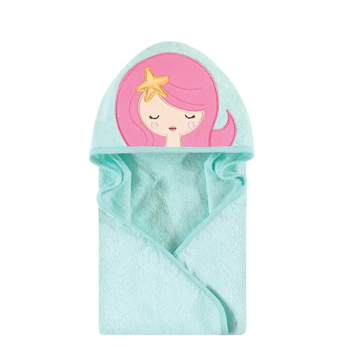 Vista 104 de Hudson Baby Toalla con capucha unisex de algodón con cara de animal para bebé, cocodrilo, talla única