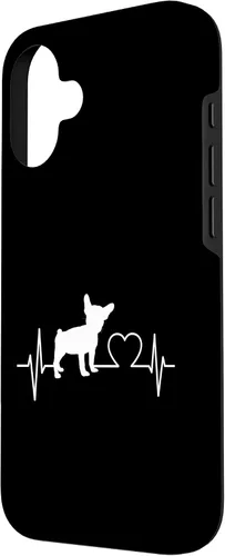 Vista 2 de Funda para iPhone 16 Bulldog Francés Perro Mamá Perro Papá Frenchie Mamá