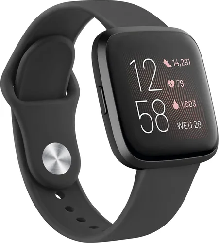 Vista 22 de AK Correas de silicona compatibles con Fitbit Versa 2, correas clásicas suaves de repuesto para reloj inteligente Fitbit Versa (azul abismo)