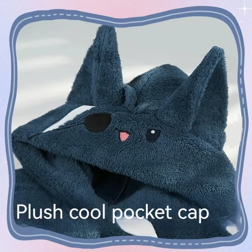Vista 3 de Tomioka GenshinImpact - Manta con capucha para cosplay de anime, chal para siesta