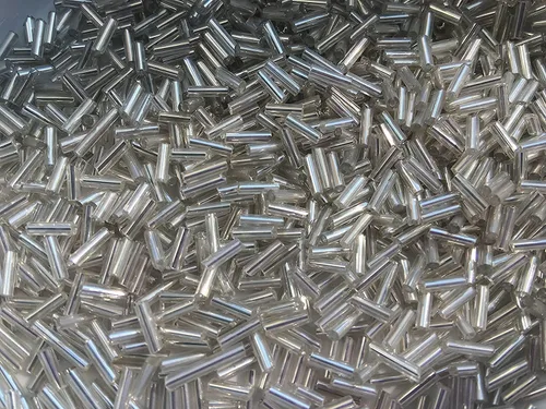 Vista 6 de Cuentas de corneta checa 40 gr / 1.4 oz Tubo de vidrio tamaño #3 0.276 in (mezcla surtida)