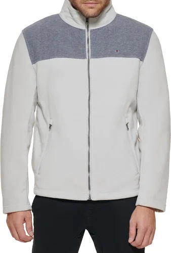Vista 3 de Tommy Hilfiger - Chaqueta clásica de vellón y cremallera frontal para hombre