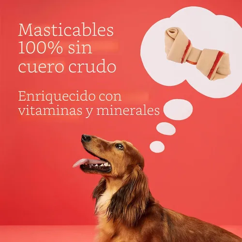 Vista 6 de DreamBone Mini masticables, hechos con pollo real, masticables sin cuero crudo para perros, 24