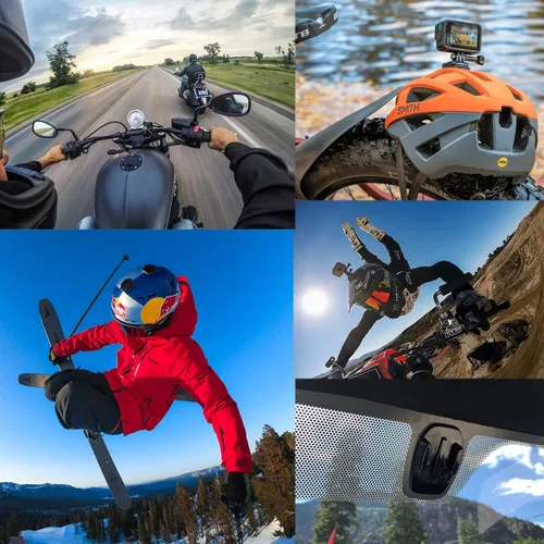 Vista 6 de JINGXIN Soportes de casco para GoPro, casco plano curvado adhesivo adhesivo con accesorios de fijación de hebilla, compatible con GoPro Hero 11, 10