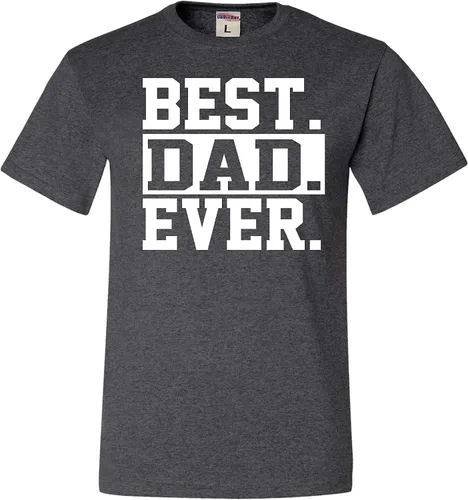 Vista 9 de Go All Out Camiseta de adulto para el día del padre con texto en inglés Best Dad Ever #1 Dad World's Greatest Dad