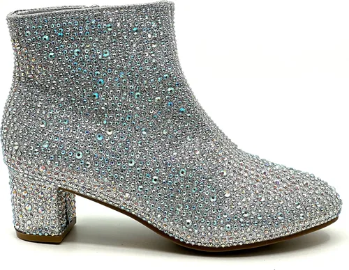Vista 3 de Forever Botines con diamantes de imitación para niños
