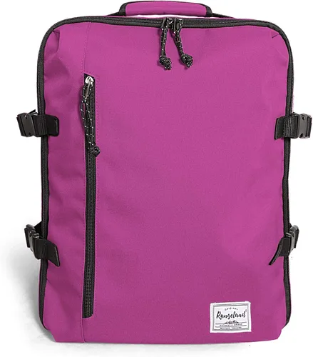 Vista 15 de Mochila de viaje ligera para senderismo, mochila para laptop, 17L de mano para artículos personales, bolsa de fin de semana, unisex, todo negro