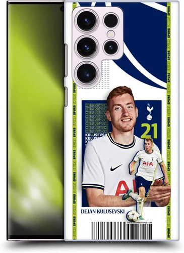 Vista 9 de Head Case Designs Officially Licensed Tottenham Hotspur F.C. Cristian Romero 2022/23 First Team Hard Back Case Compatible with Samsung Galaxy S23