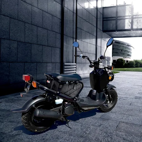 Vista 8 de Bolsa para debajo del asiento compatible con accesorios Honda Ruckus 2010-2025, bolsa de almacenamiento resistente al agua con marco lateral de Negro