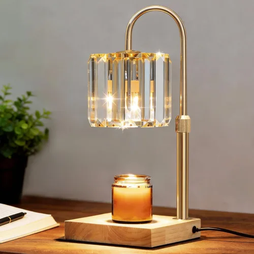 Vista 11 de Yuichoy Lámpara Calentadora de Velas con Temporizador, Calentador de Velas Eléctrico Regulable de Altura Ajustable, Regalos para Mujeres y Mamá