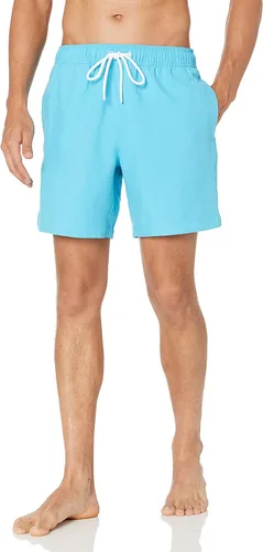Vista 20 de Amazon Essentials Traje de baño para hombre con forro de malla, bolsillos, cierre de cordón