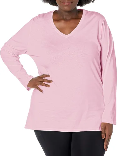 Vista 7 de JUST My Size Just My Size - Camiseta de manga larga con cuello en V para mujer Deep Dive