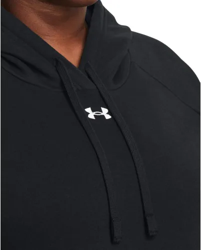 Vista 4 de Under Armour - Sudadera Rival de vellón con capucha, para mujer