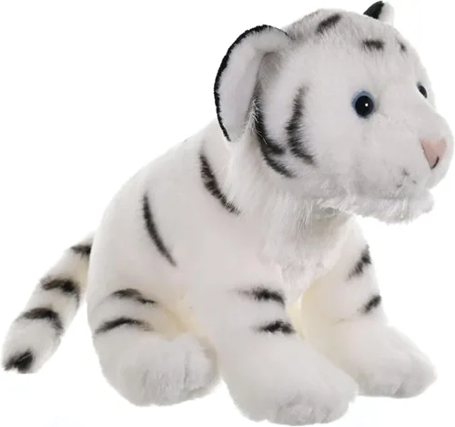 Vista 2 de Wild Republic Peluche de cachorro de tigre blanco, 12 pulgadas