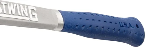 Vista 4 de Estwing AL-PRO - Martillo de carpintero de aluminio, 14 oz, garra recta con cara lisa y mango reductor de impactos - ALBL, azul