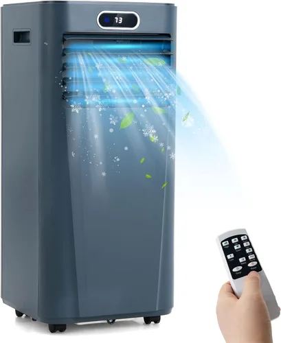 Vista 12 de PETSITE Aire acondicionado portátil, unidad de enfriamiento de CA de 8000 BTU para habitación, unidad de CA 3 en 1 con enfriador de aire, ventilador